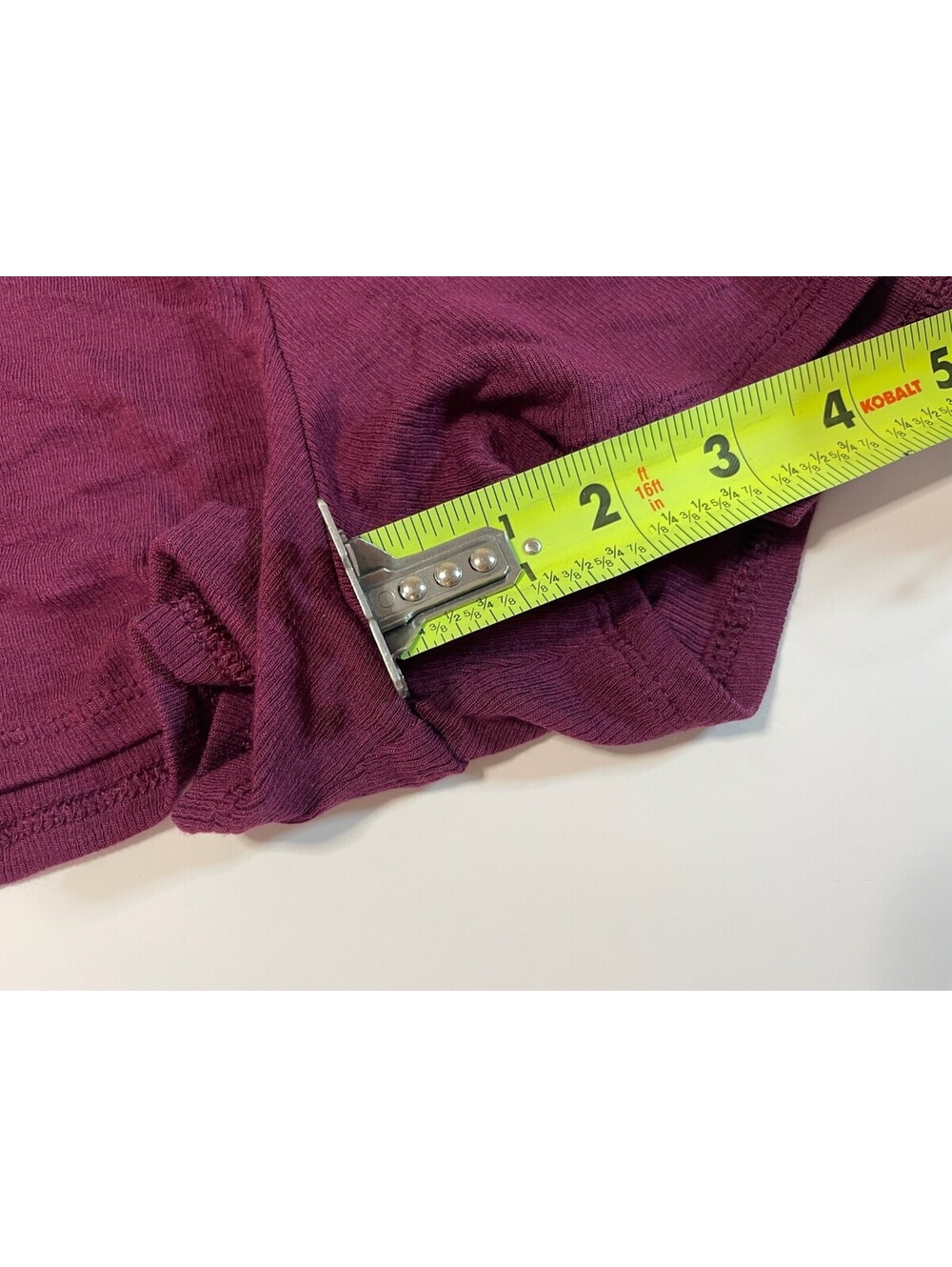 Athleta Well Rested Rib Sleep Short Deep Burgundy Size Small - NWT - Picture 11 of 12
